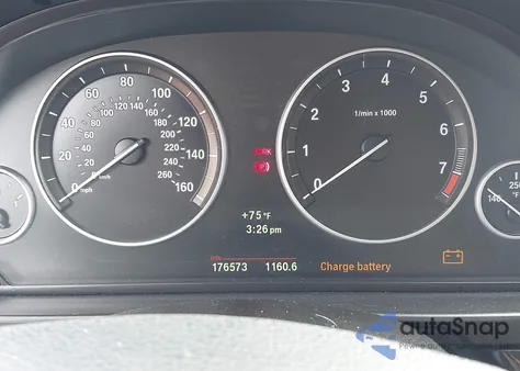 2012 BMW 535I z USA, uszkodzony, nr VIN WBAFR7C59CC812865